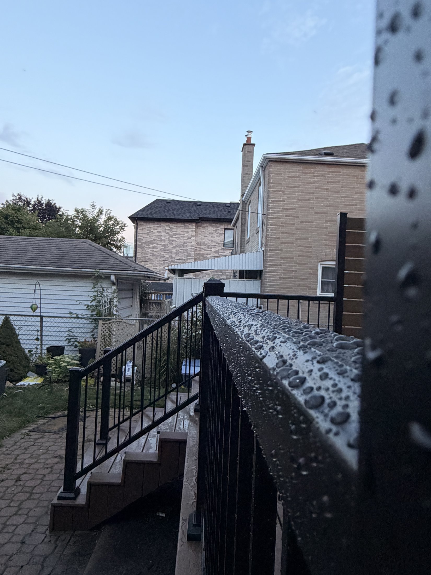 Dark Roast Composite Deck with Privacy Fence — photo 7